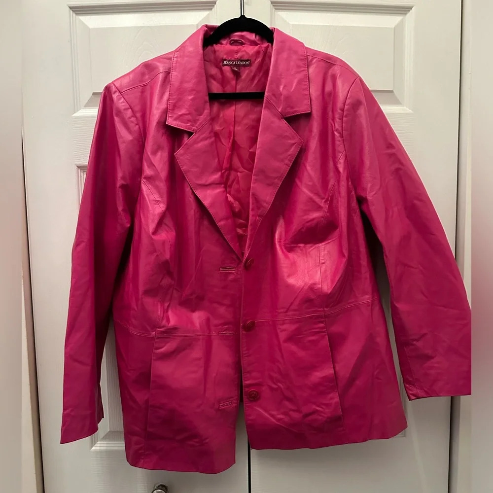 Jessica London Genuine Leather jacket